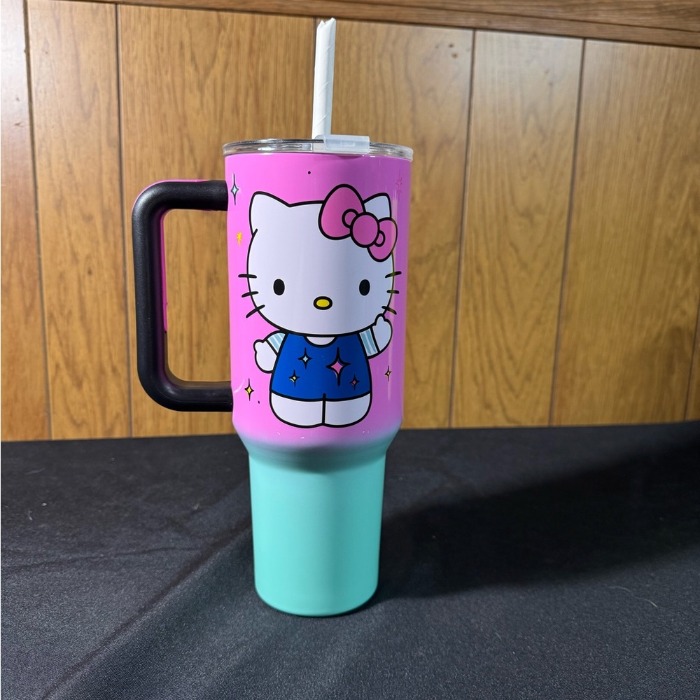 Hello Kitty Pink and Blue Tumbler NEW 40‎ oz